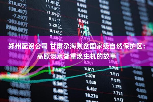 郑州配资公司 甘肃尕海则岔国家级自然保护区：高原淡水湖重焕生机的故事