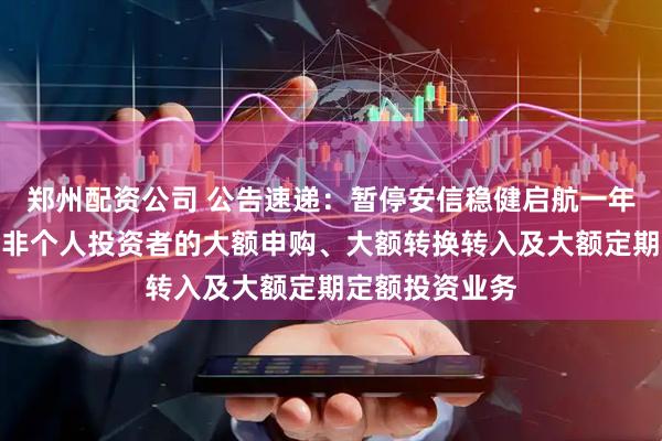 郑州配资公司 公告速递：暂停安信稳健启航一年持有混合基金非个人投资者的大额申购、大额转换转入及大额定期定额投资业务